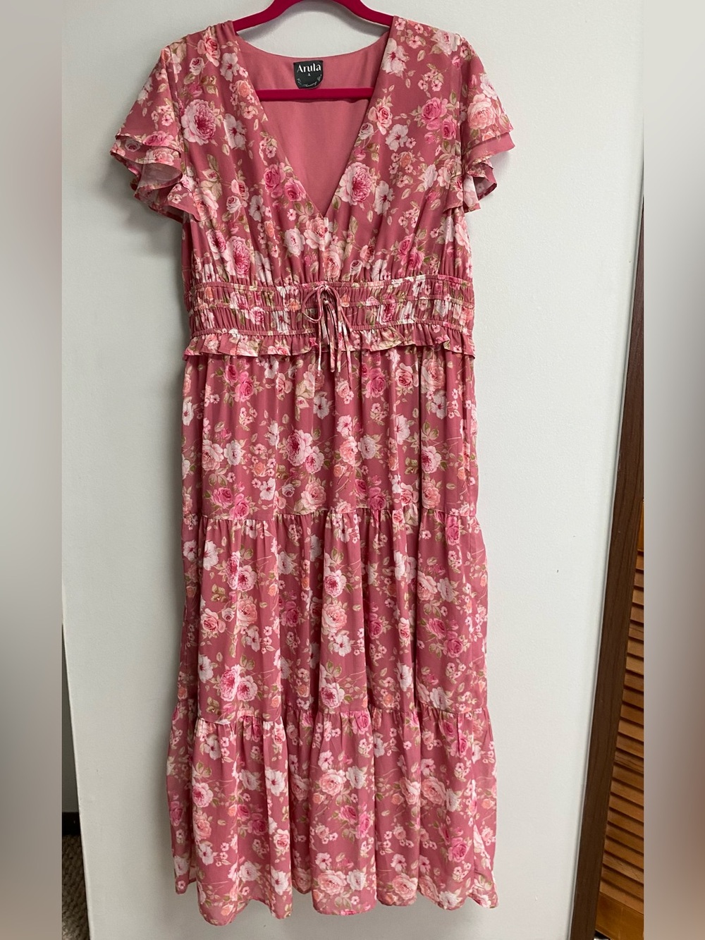 STUNNING ARULA FLORAL MAXI DRESS - SIZE 1X (A) - Picture 11 of 14